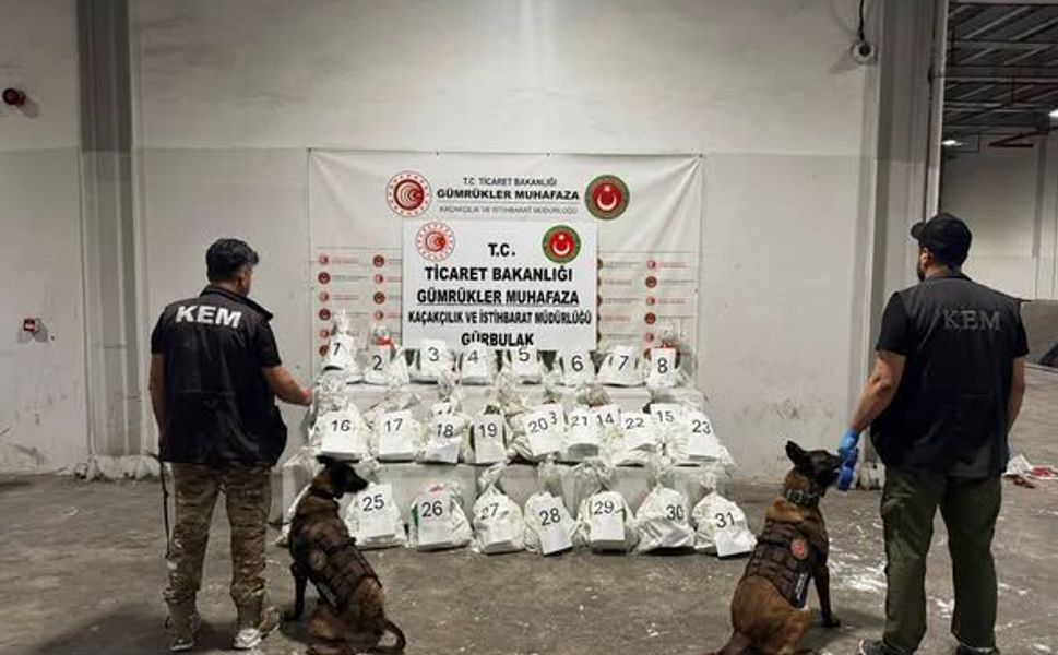 Zehir şebekeleri Mersin Gümrüğüne takıldı