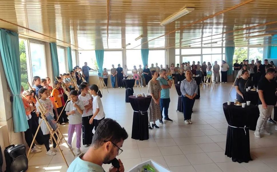 Ortaokul öğrencisinin eserleri sanatseverlerle buluştu