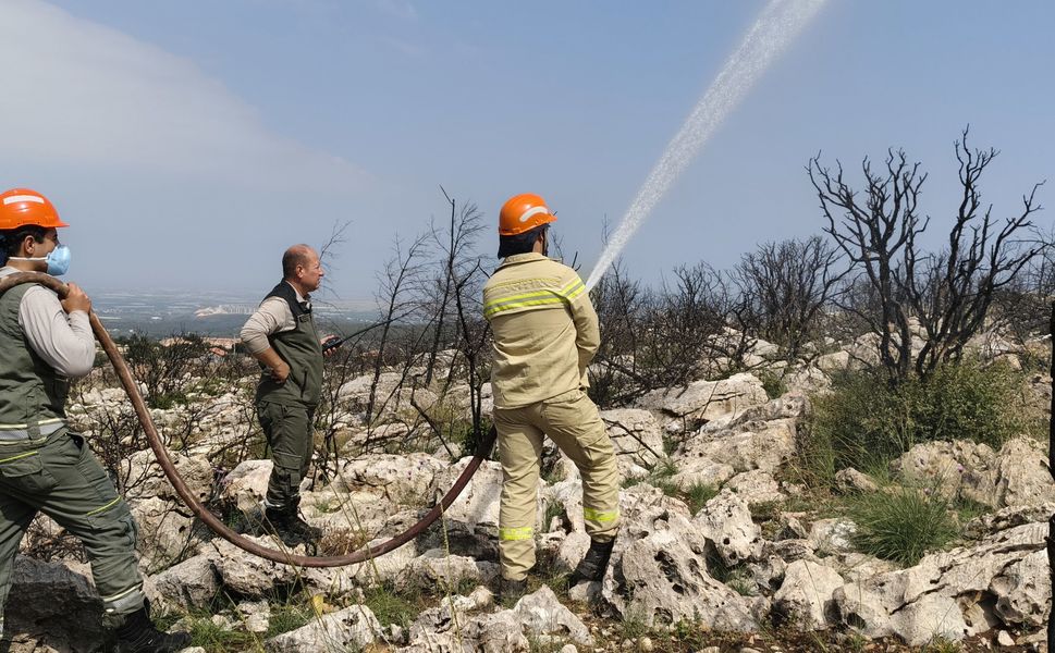 Silifke'de orman yangını tatbikatı