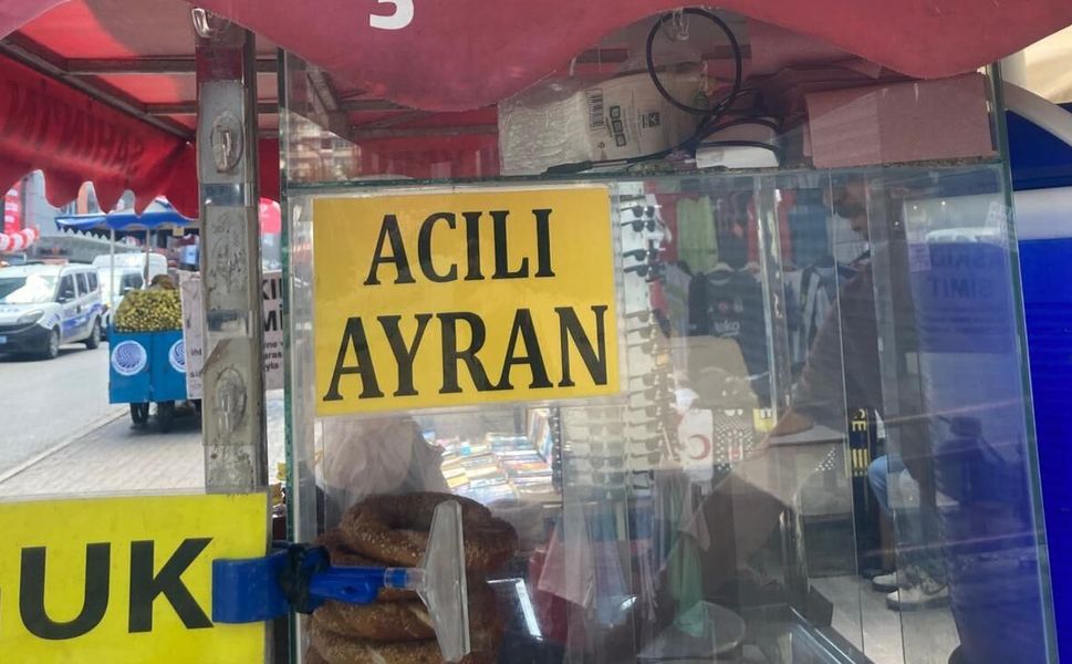 Mersinli vatandaşı şaşırtan acılı ayran kuyruğu