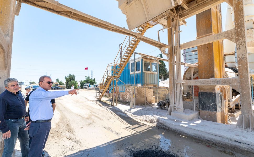 Büyükşehir’den yol yapım hizmetlerine modern üs