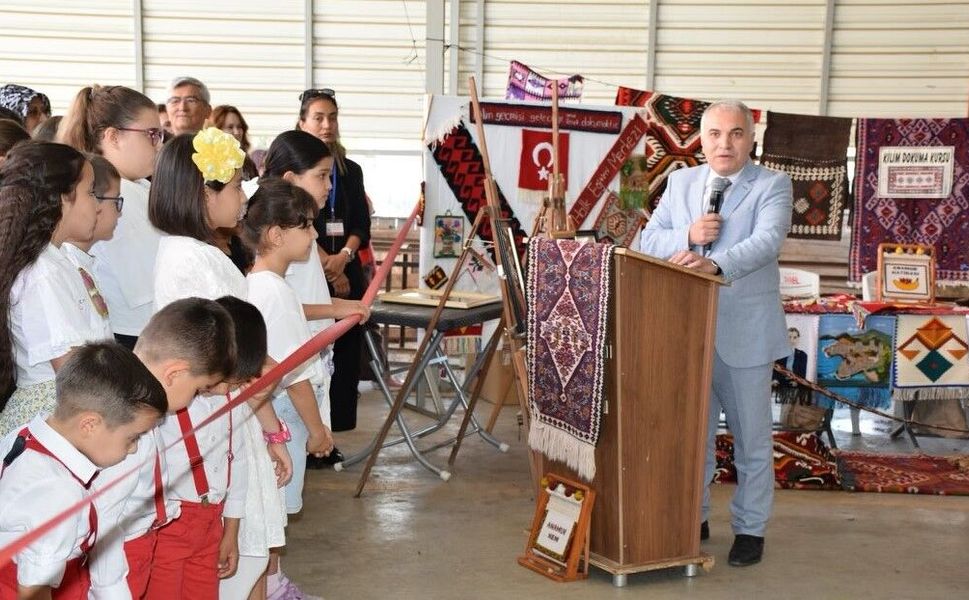Anamur’da Hayat Boyu Öğrenme Haftası sergisi açıldı
