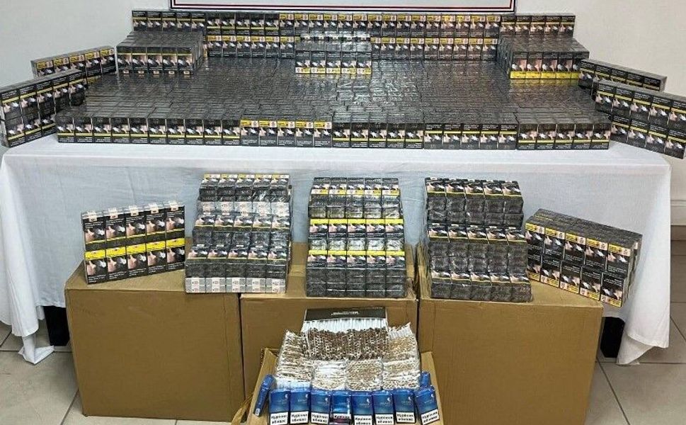 Mersin'de sigara kaçakçılığı operasyonu