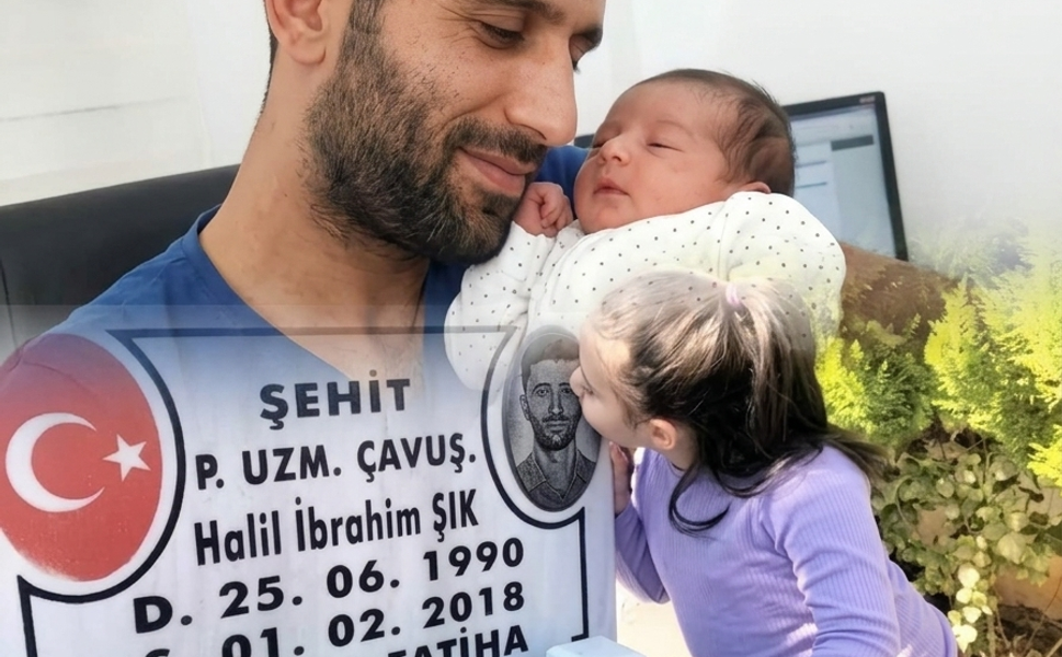Kahramana hüzün ve gurur dolu Babalar Günü kutlaması
