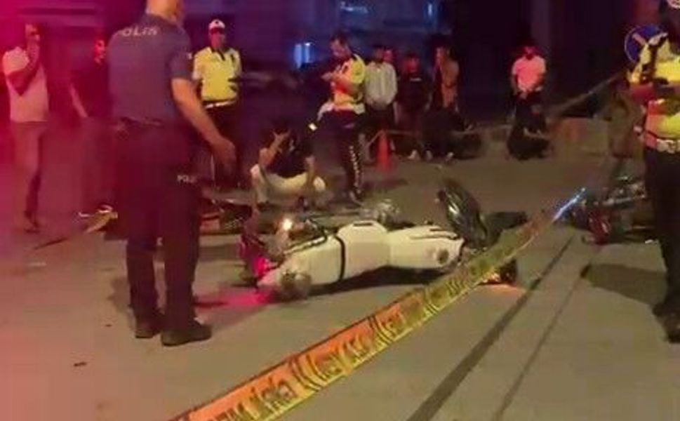Mersin'de iki motosiklet çarpıştı: 1 ölü, 1 yaralı
