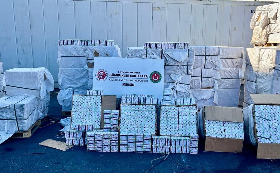 Mersin Limanı’nda 4 milyarlık kaçak ilaç operasyonu