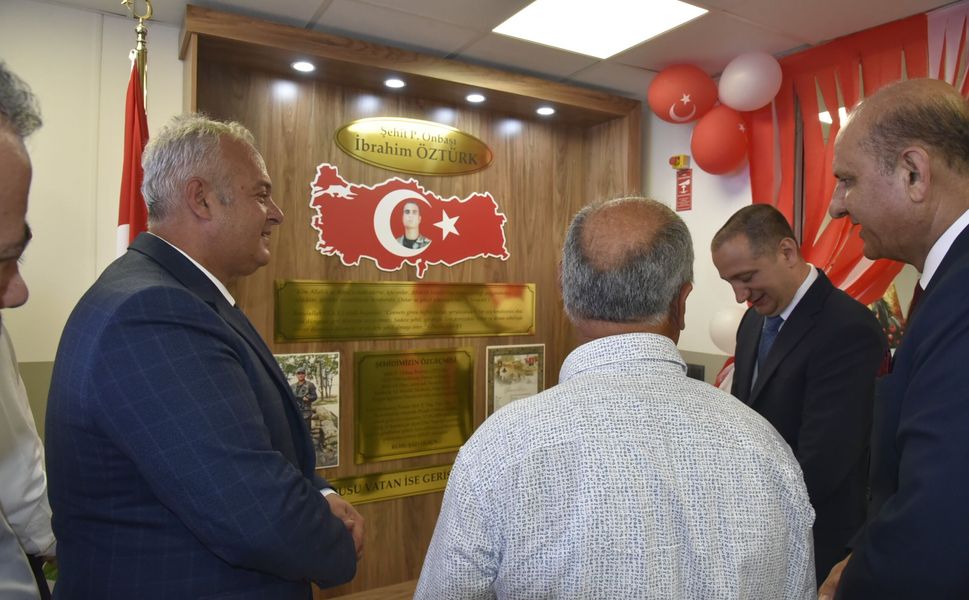 Şehit İbrahim Öztürk'ün anısını yaşatacak köşe açıldı