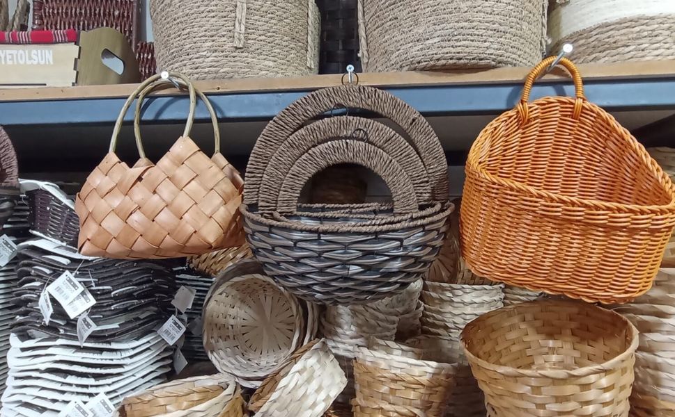 Mersin’de el emeği sepetlere ilgi artıyor