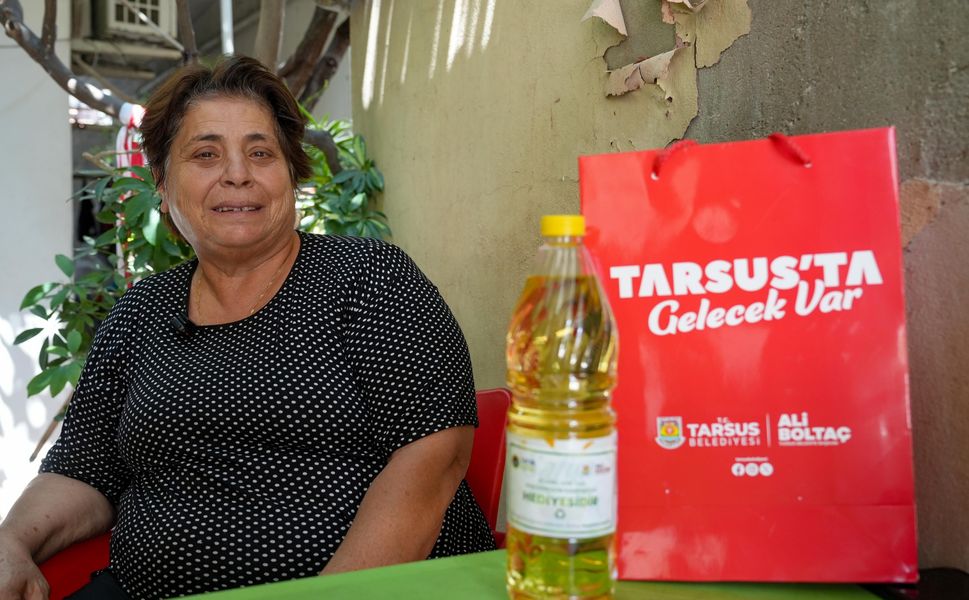 Tarsus'ta bitkisel atık yağ toplama süreci başladı