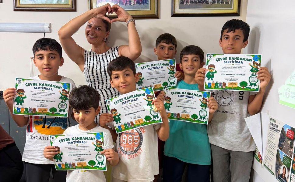 Hamidiye'de çocuklara çevre bilinci eğitimi
