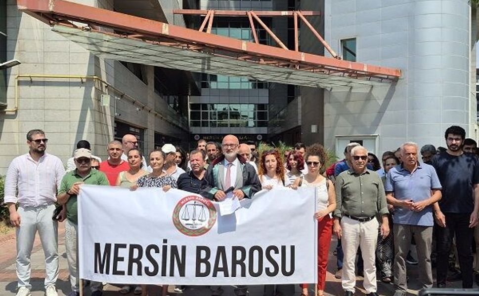 Mersin Barosu’ndan protesto gözaltısı suç duyurusu