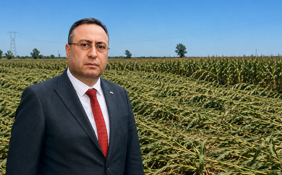 Başkan Avcı: ''Fırtınanın en büyük zararını mısır üreticisi yaşadı''