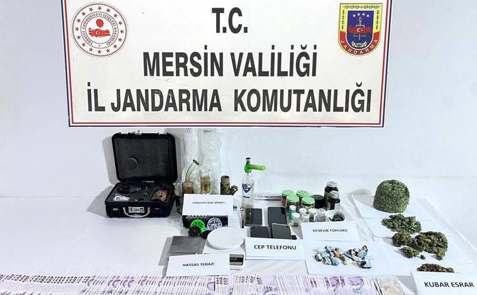 Mersin'de uyuşturucu operasyonu: 2 şüpheli tutuklandı