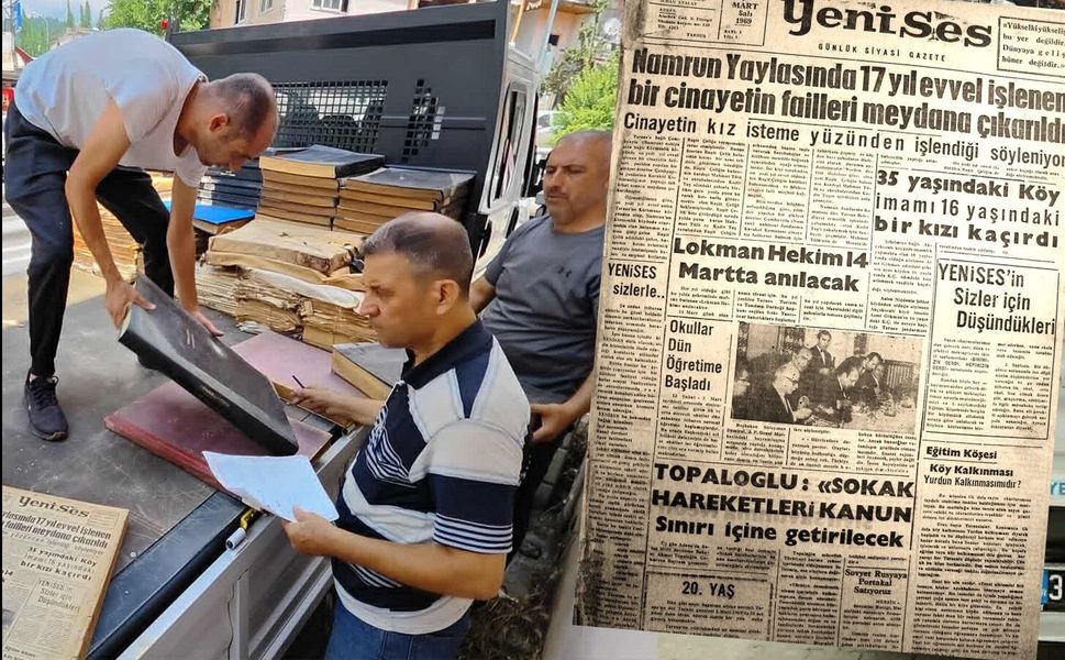 Yenises Gazetesinin 50 yıllık arşivi Bellek Ofisine bağışlandı
