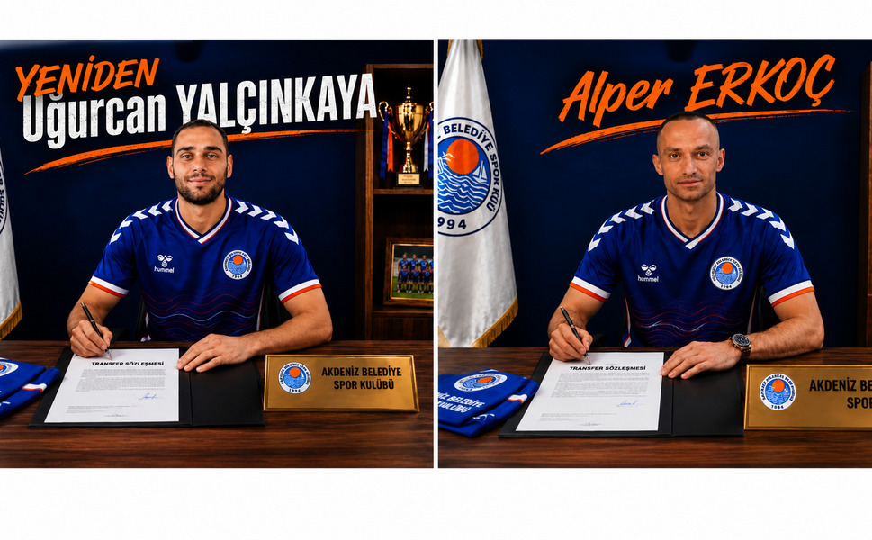 Akdeniz Belediyespor’dan iki iç transfer hamlesi