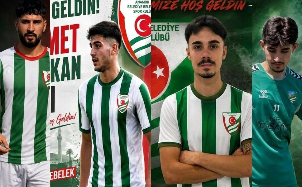 Anamur Belediyespor’dan 8 transfer daha