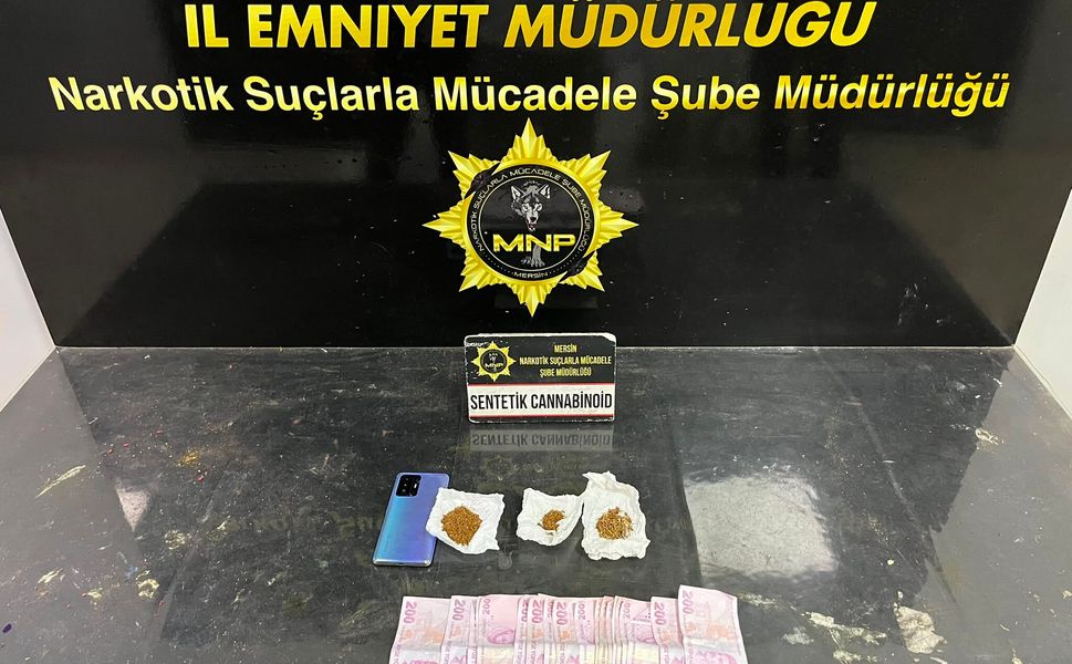 Mersin’de uyuşturucu operasyonu: 3 şüpheli tutuklandı