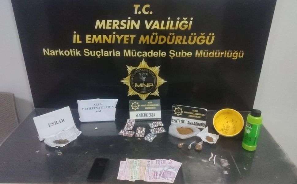 Mersin’de sokak satıcılarına yönelik narkotik operasyonu: 4 tutuklama