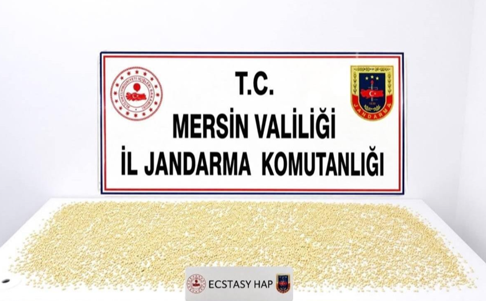 Mersin’de 3 bin 760 Ecstasy hap ele geçirildi