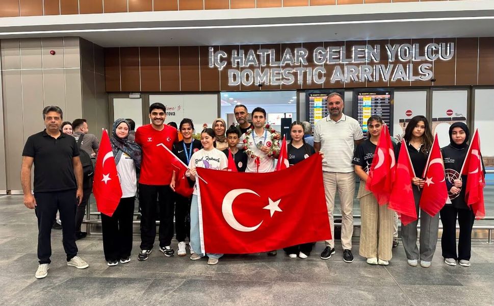 Mersinli milli sporcular Avrupa’dan madalyayla döndü