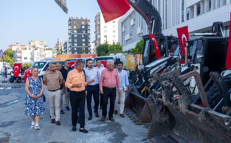 Mezitli Belediyesi yeni araçlarla daha iyi hizmet verecek