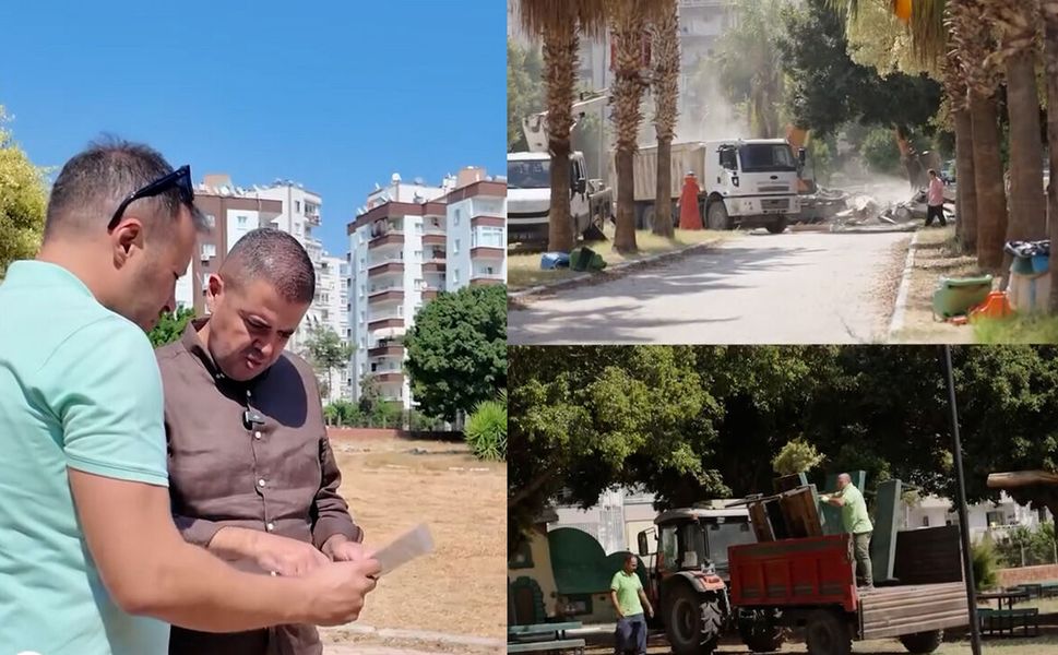 Mezitli Belediyesi’nden parklara büyük yenileme: Başkan Tuncer, Masal Park’ta incelemelerde bulundu