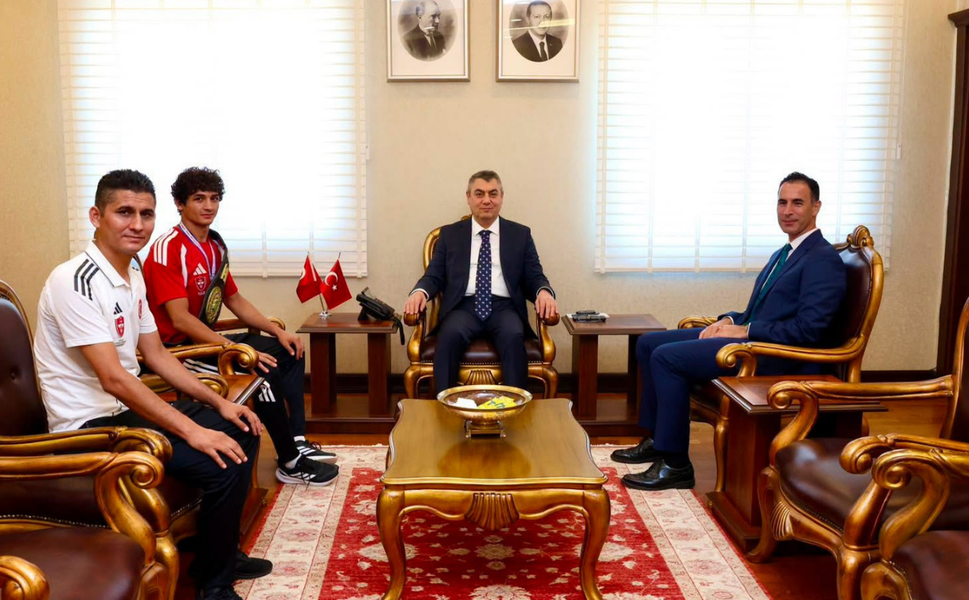 Vali Toros Hamza Zopalı'yı kabul etti