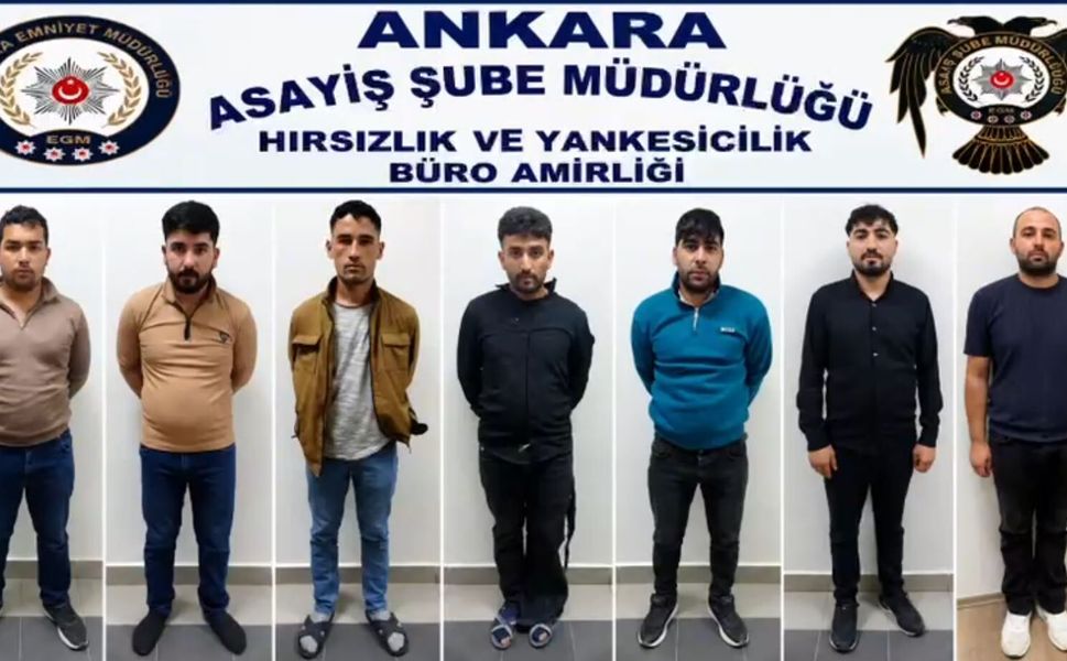 Hırsızlık şebekesi çökertildi: 7 şüpheli tutuklandı