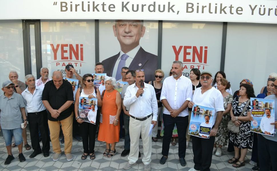 Hakan Demirel, Yeni Parti Erdemli İlçe Başkanlığına aday