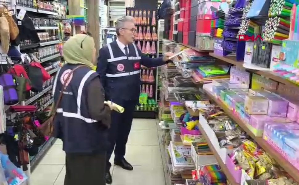 Mersin’de kırtasiyelere sıkı denetim