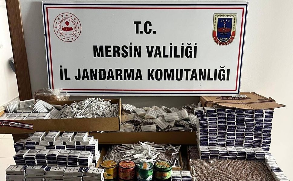 Mersin’de kaçak sigara operasyonu