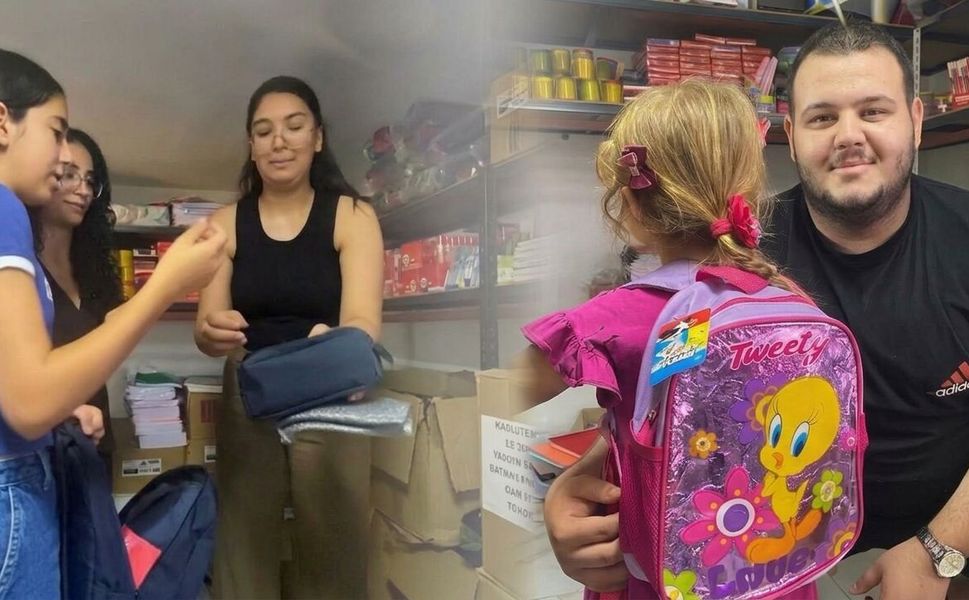 Mutluluk Gönüllülerinden minik yüreklere eğitim desteği