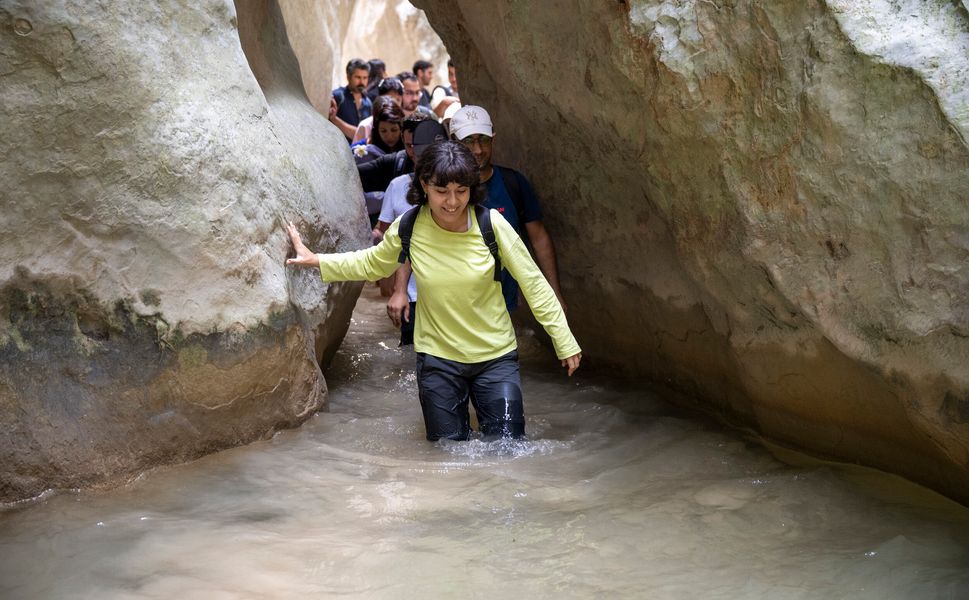 Kurtçukuru Kanyonu’nda muhteşem doğa yürüyüşü