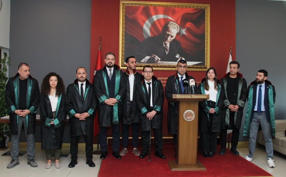 Mersin Barosu: “Biz sizi adliyede ve emniyette göremedik, Sayın Başkan”