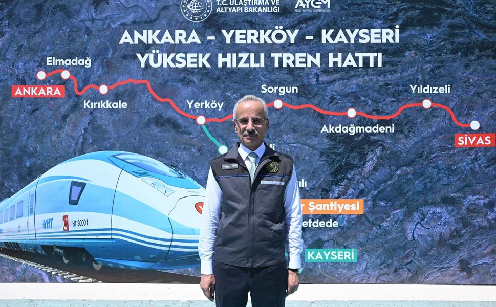 Ankara Kayseri demir yolu 1 saat 45 dakikaya düşecek