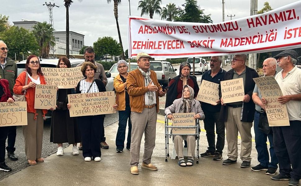 Mersin’de maden ruhsatına tepki: “Onay verilmemeli”
