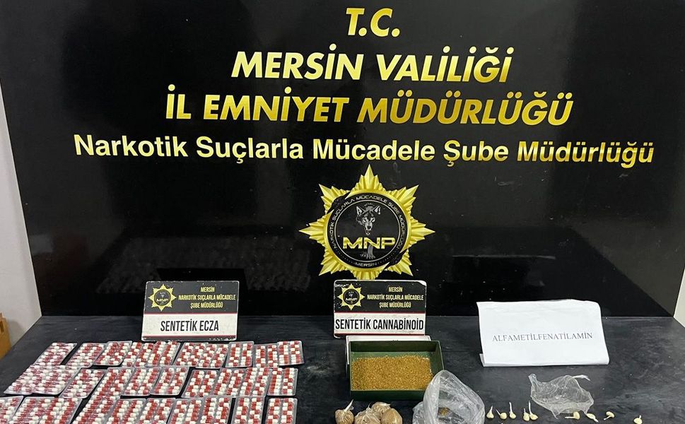 Mersin'de uyuşturucu operasyonu: 2 şüpheli tutuklandı