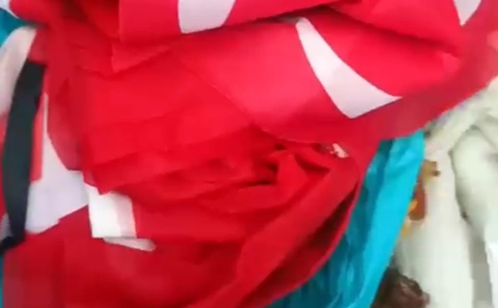 Bayrağı çöpe atıp paylaşım yaptı, tutuklandı