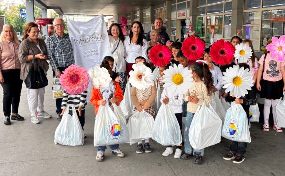 Köy okulu öğrencilerine sıcak destek