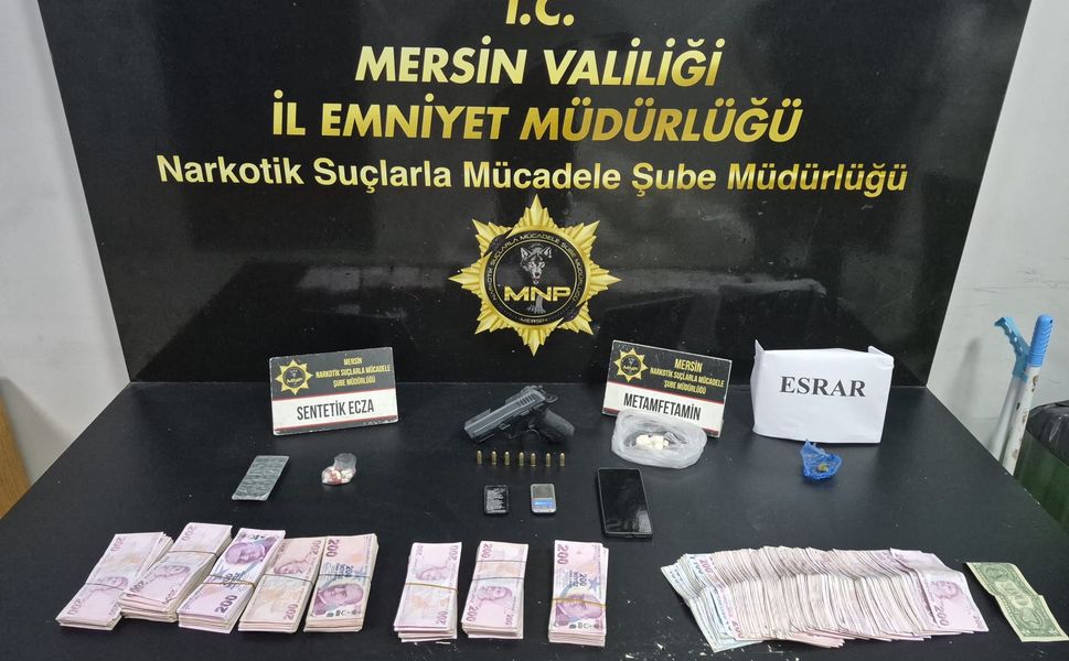 Mersin’de uyuşturucu operasyonu: 4 şüpheli tutuklandı