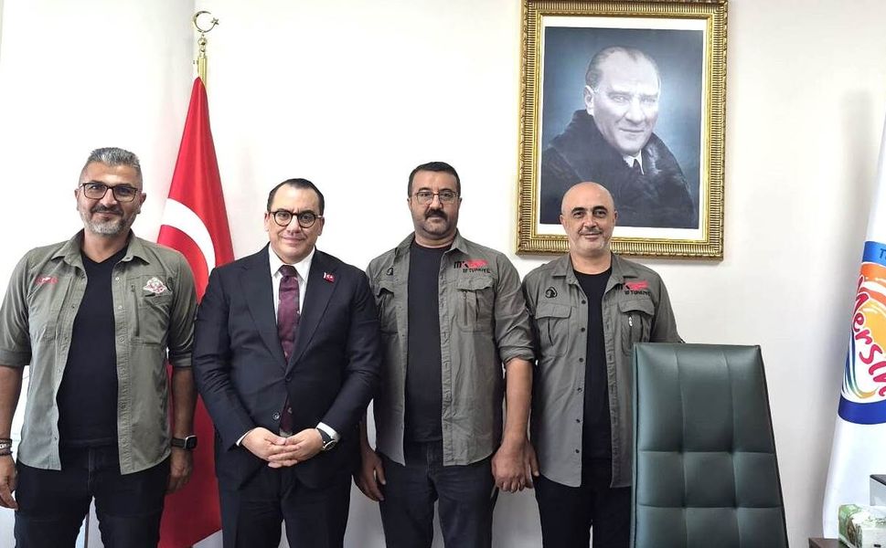 Motorculardan Vali Yardımcısı Kaya’ya ziyaret
