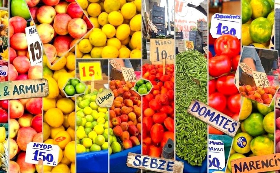 Mersin’de semt pazarında şaşırtan ucuzluk