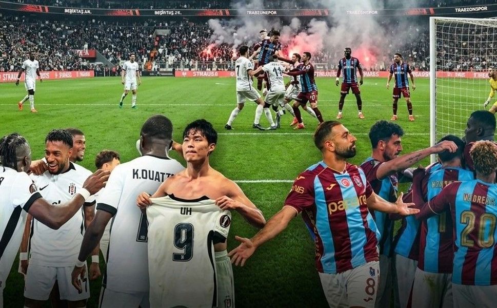 Trabzonspor-Beşiktaş derbisinde büyük heyecan