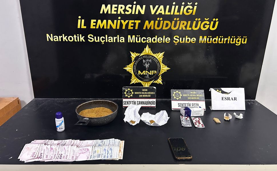Mersi̇n'de zehir tacirlerine operasyon: bir tutuklama