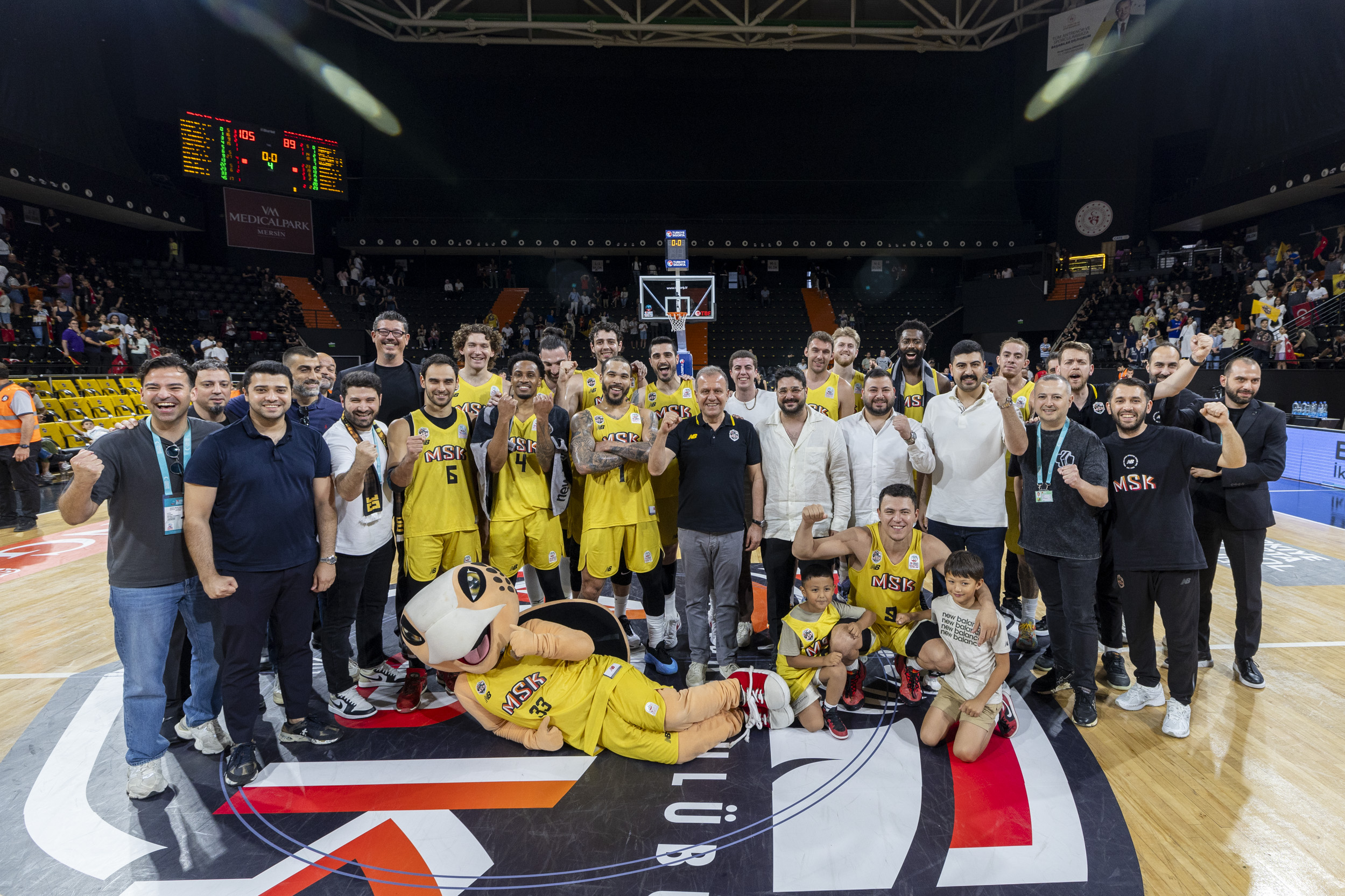 Yüreği̇ni̇ Koydu, Sözünü Tuttu Msk Play Off’ta (1)