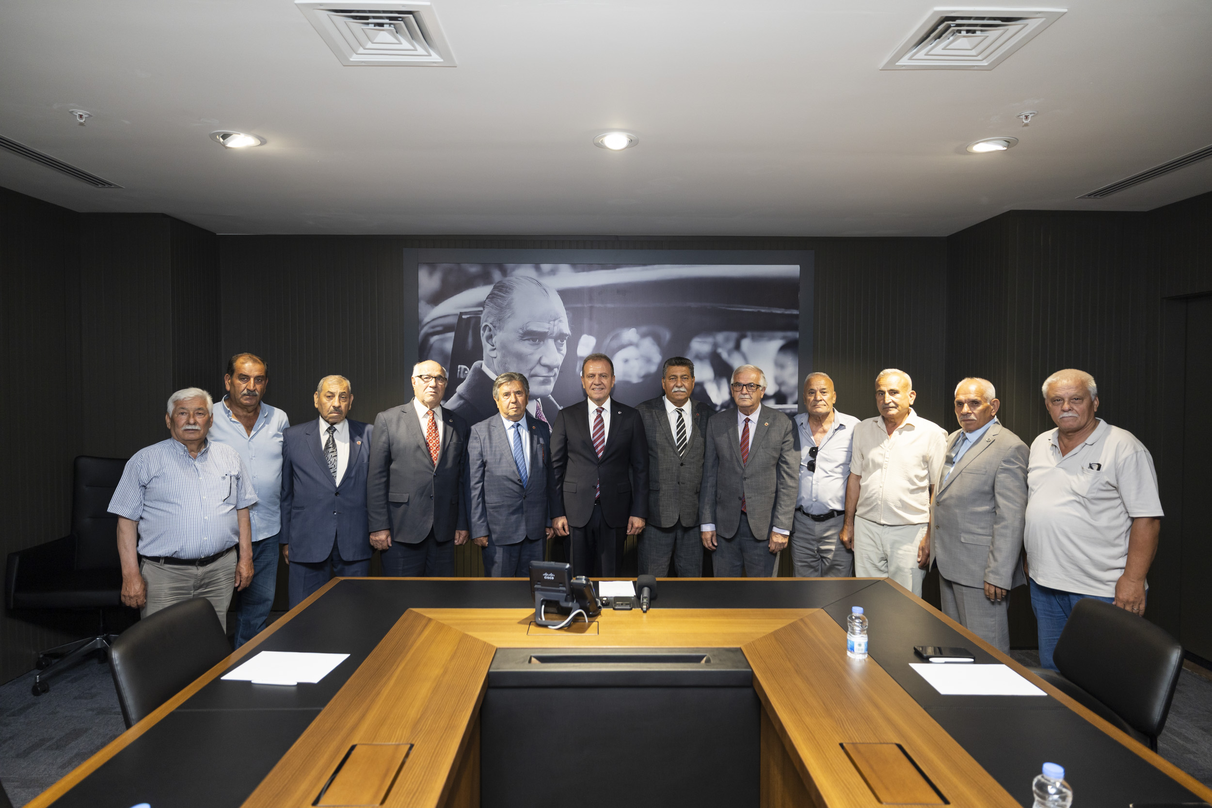 Tüm Emekli̇ler Derneği̇ Genel Başkani'ndan Başkan Seçer’e Zi̇yaret (1)