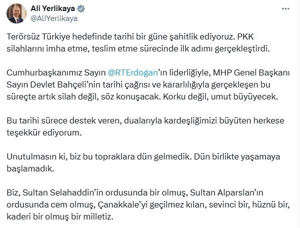 B A K A N Y E R L I K A Y A A R T I K S I L A H D E G I L S O Z 810820 240095