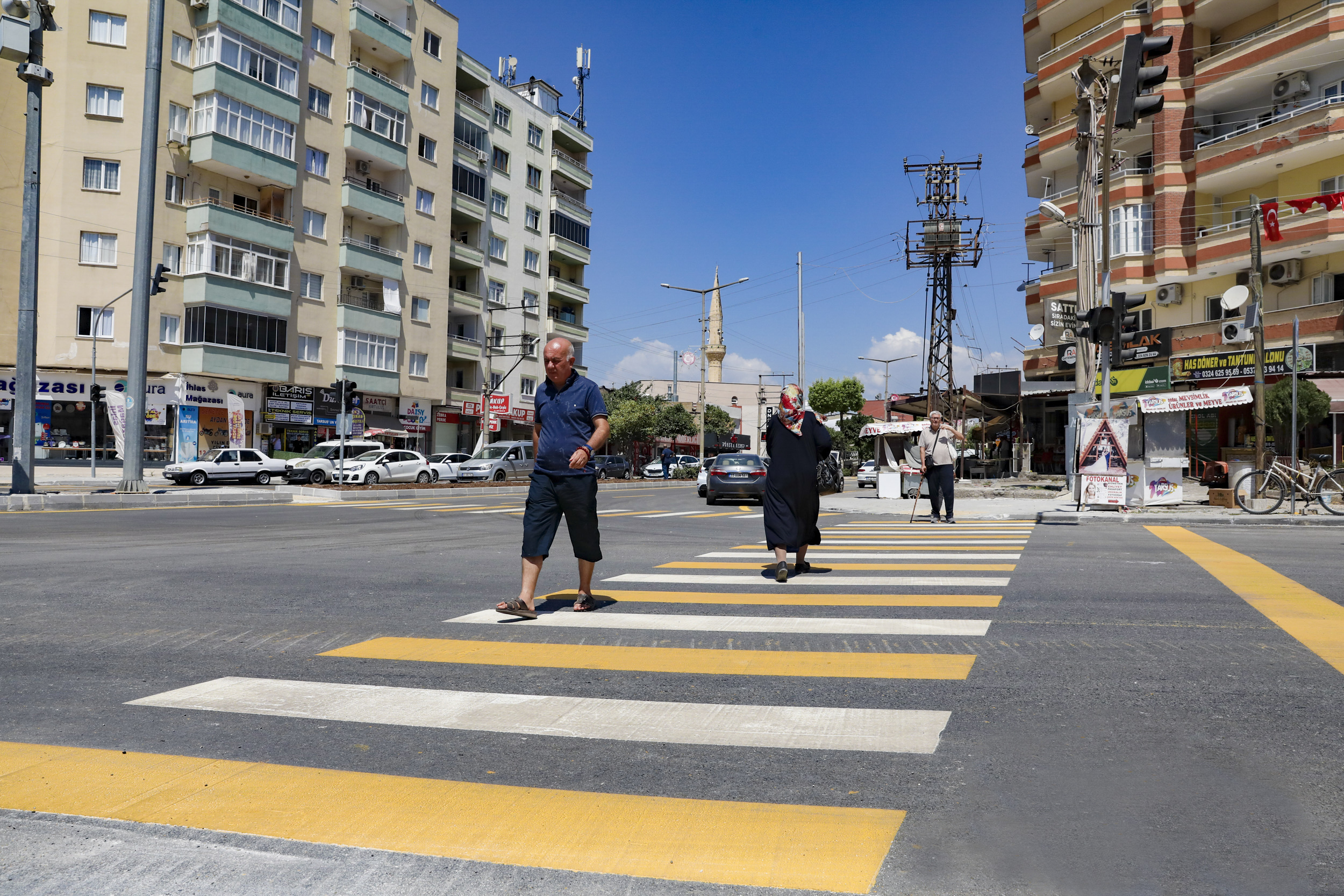 Büyükşehi̇r, Tarsus Cetvel Köprüsü Kavşaği’ni Modern Hale Geti̇rdi̇ (5)