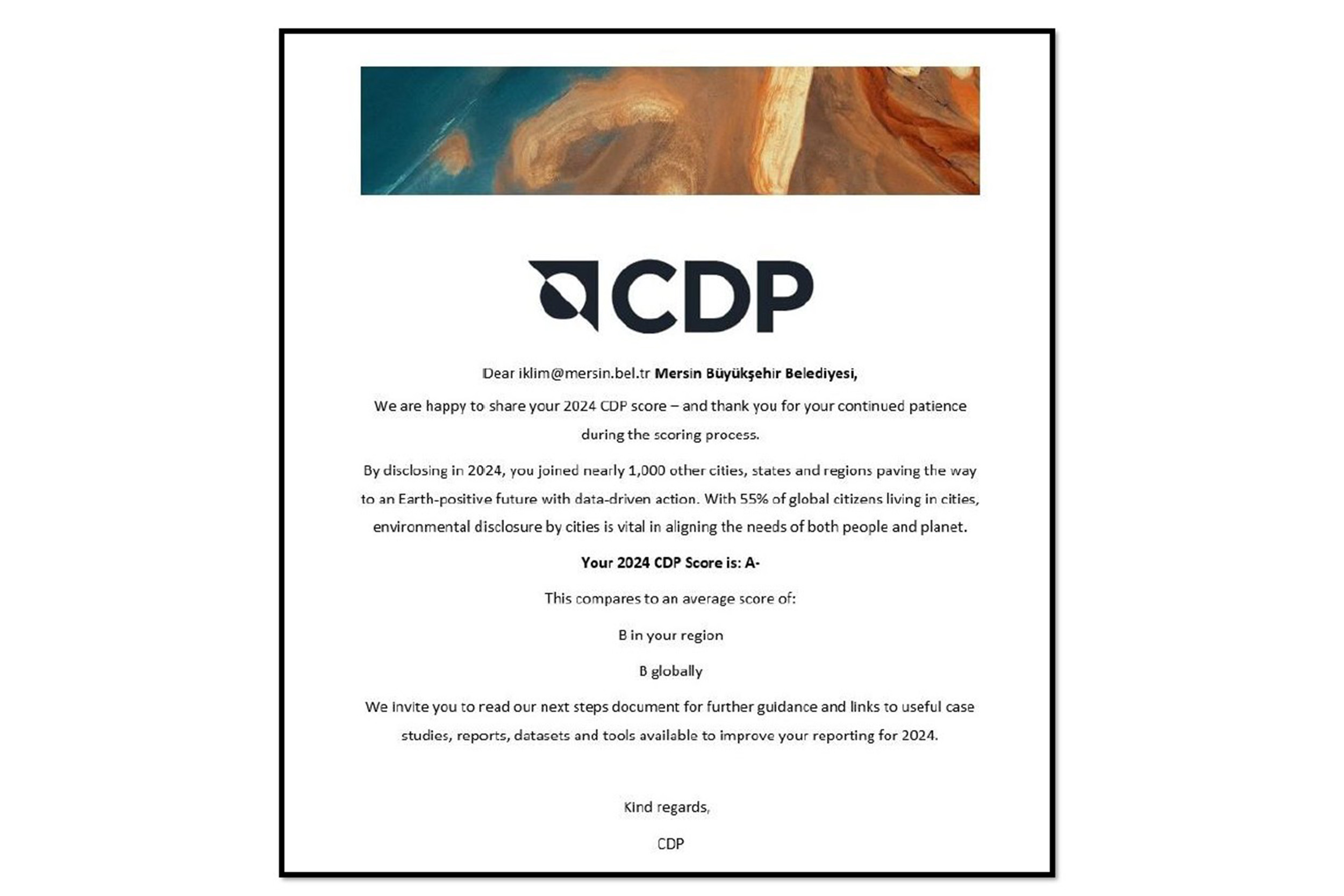 Büyükşehi̇r’i̇n İyi̇ Enerji̇ Uygulamalarina Cdp’den Li̇derli̇k Puani (10)