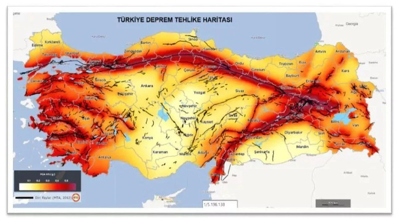 AFAD 2025 Deprem Haritası Güncellendi: Şehriniz Artık Riskli Olabilir!